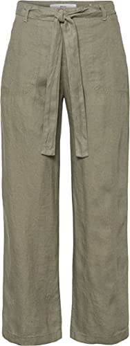 BRAX Lino Style Maine S Pantalones, Caqui, 48 para Mujer