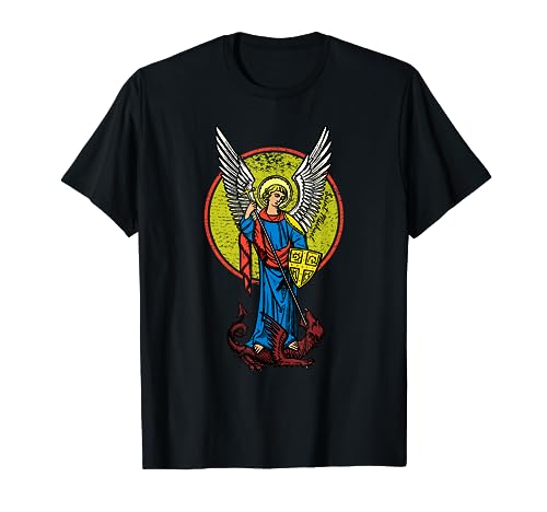 San Miguel Arcángel Católico Protector Ángel Camiseta